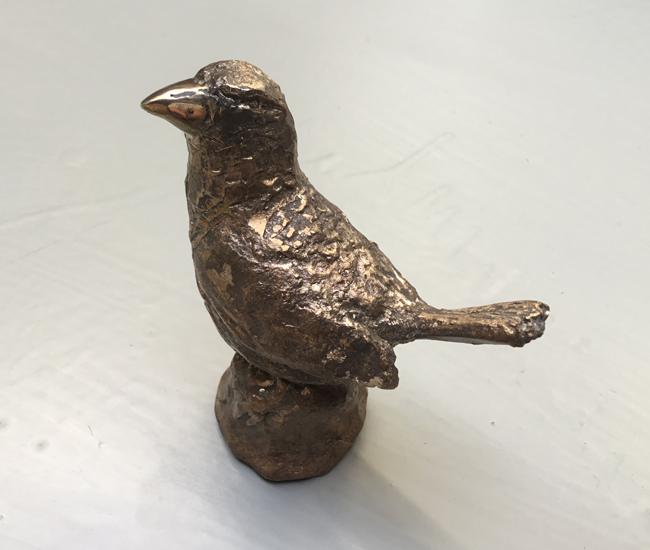 Fugl i Bronze